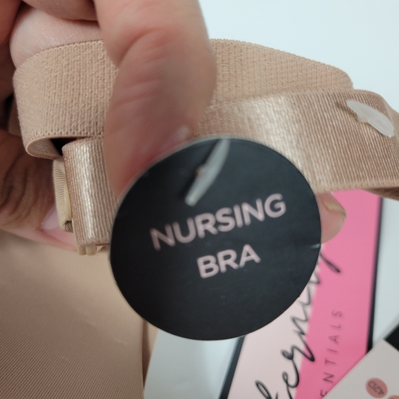 Nursing bra 38D tan color  nwt - Picture 9 of 11